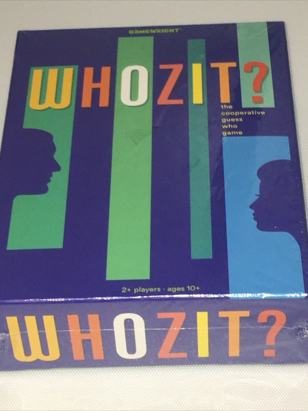 Gamewright WHOZIT? Cooperative Guess Who Game Family Party Kids Card Game